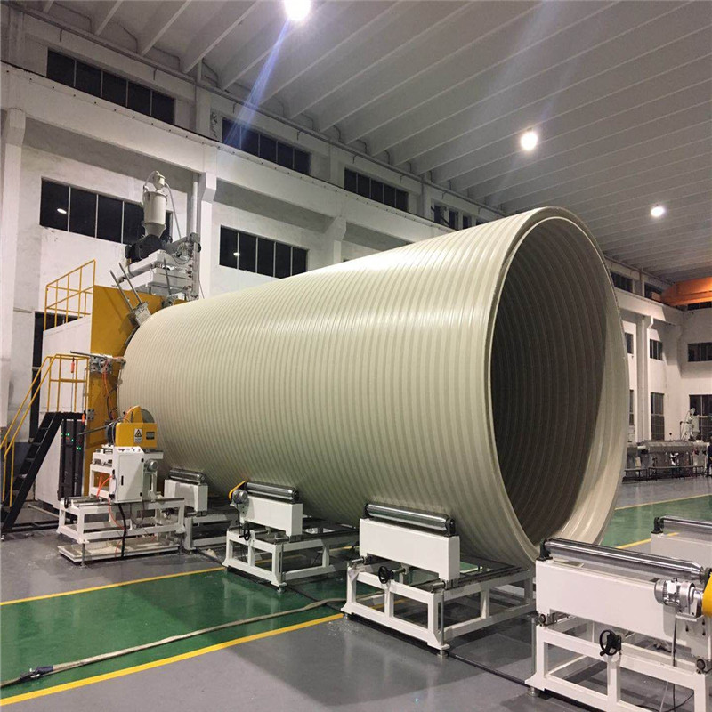 Екструзійна лінія для намотування труб з порожнистими стінками HDPE великого діаметру